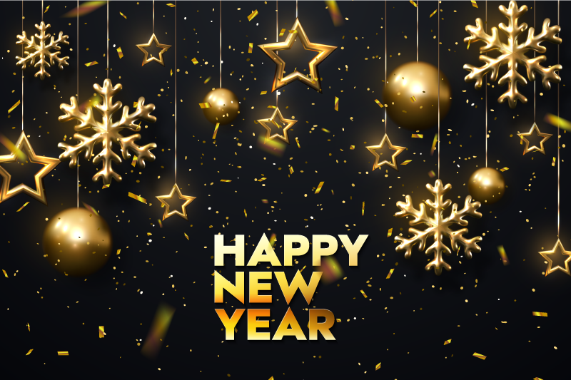 800x533 Christmas Happy New Year Vector Free Vector Graphic Download