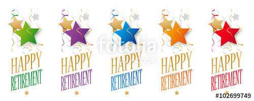 Happy Retirement Stock Image And Royalty Free Vector 500x200 Happy Retirement Stock Image And Royalty Free Vector