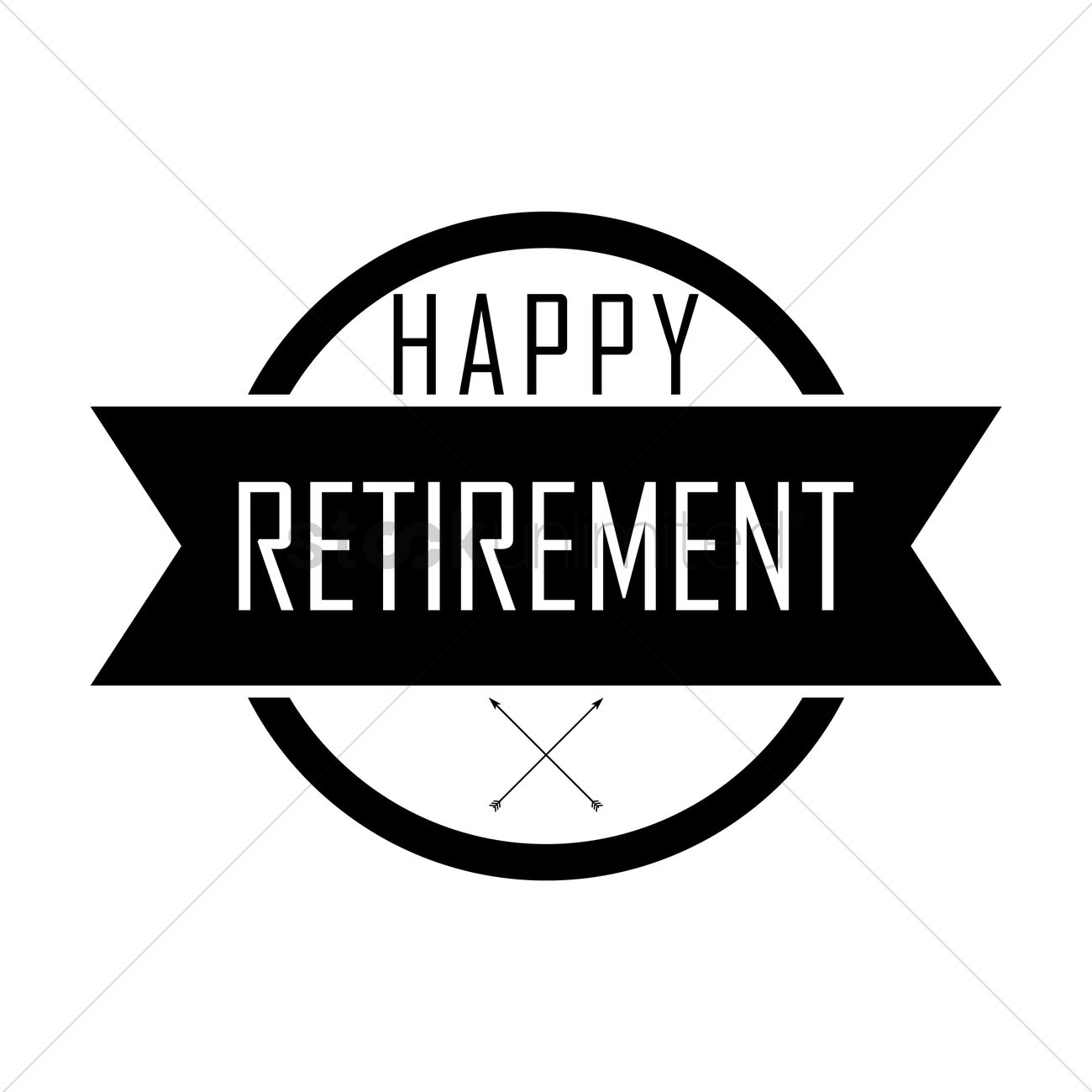 Happy Retirement Wish Vector Image 1300x1300 Happy Retirement Wish Vector Image