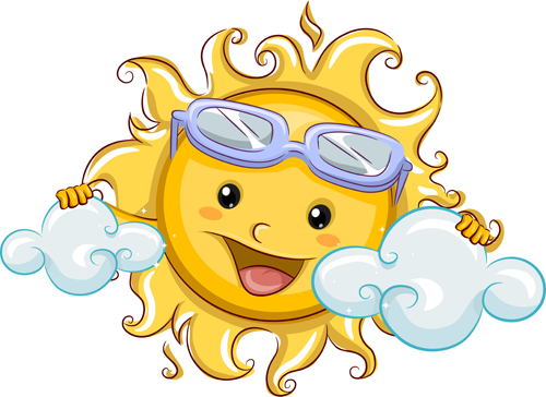 Happy Sun Vector