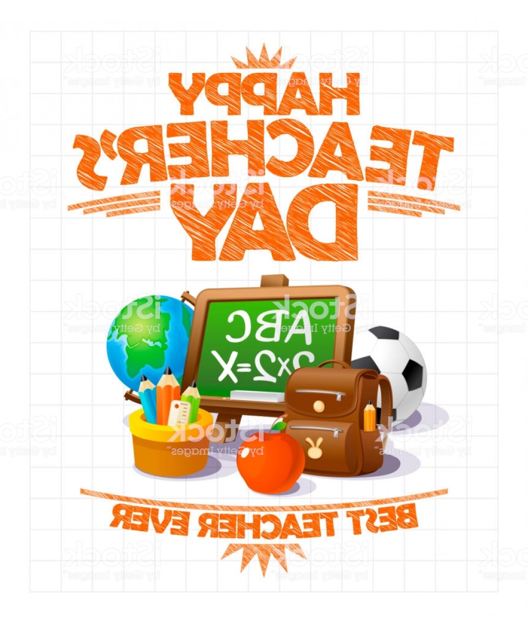 1040x1228 Happy Teachers Day Vector Poster Design Best Teacher Ever Gm