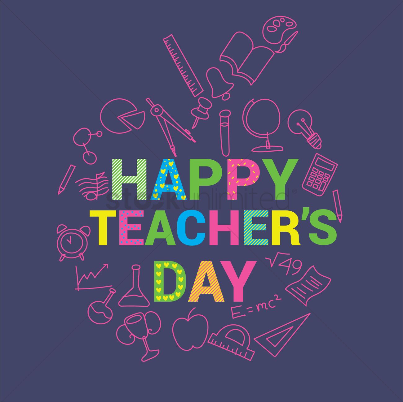 Happy Teachers Day Vector at Vectorified.com | Collection of Happy ...