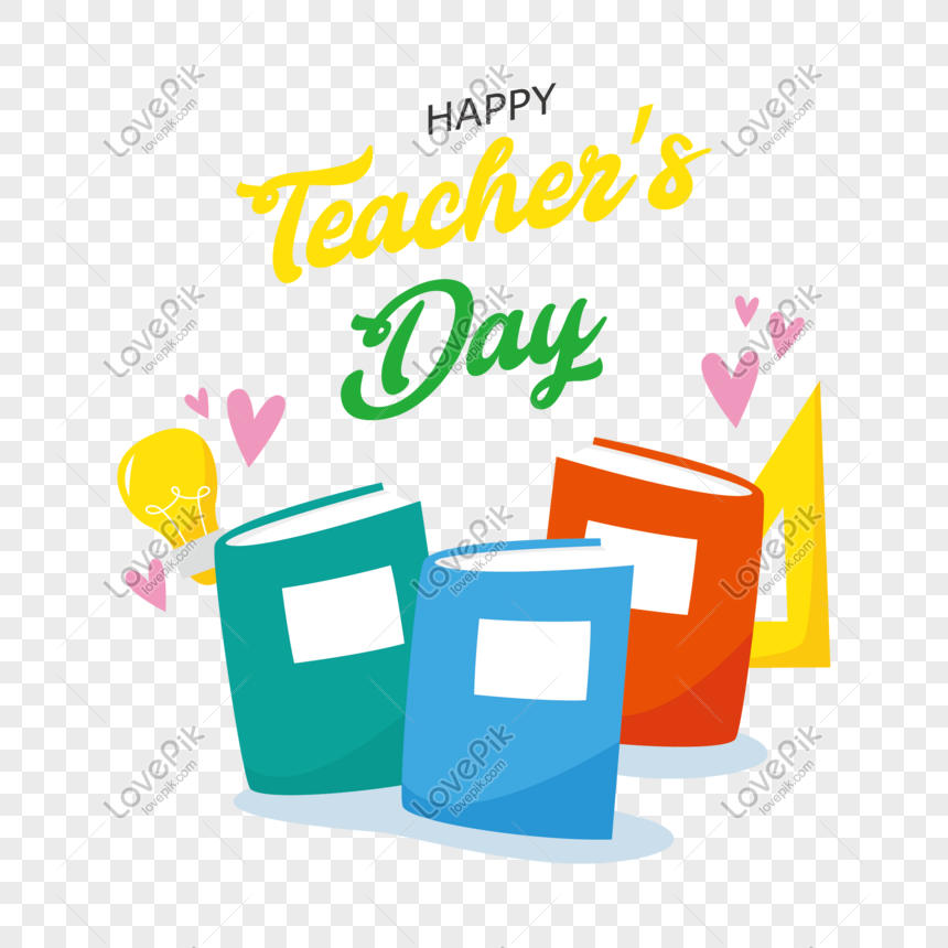 860x860 Happy Teachers Day Vector Material Png Image Picture Free Download