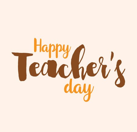 450x432 Happy Teachers Day Vector Typography Royalty Free Vector Graphics