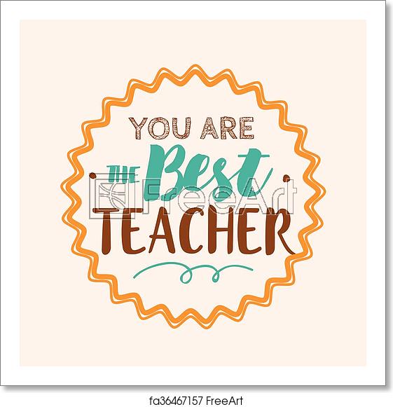 561x581 Free Art Print Of Happy Teachers Day Vector Typography Teachers