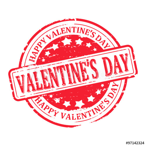 500x500 Scratched Red Round Seal With The Inscription