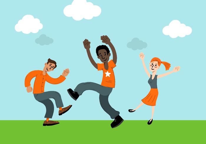 700x490 Happy People Free Vector Art
