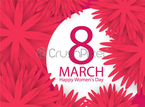 Happy Womens Day Vector