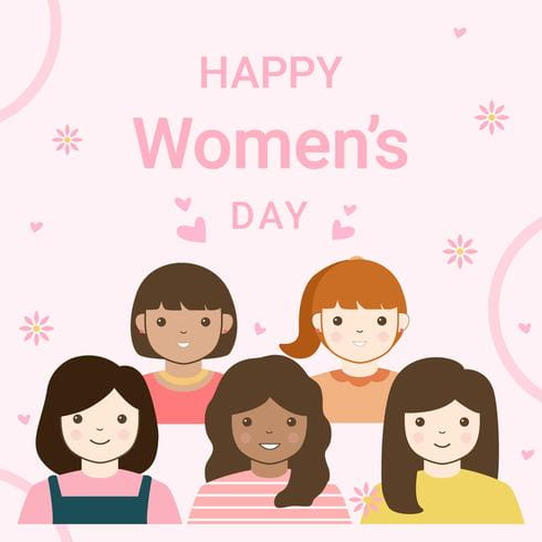490x490 Happy Women's Day Vector Free Graphics Uihere