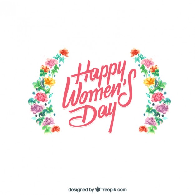 626x626 Happy Women's Day With Flowers Vector Free Download