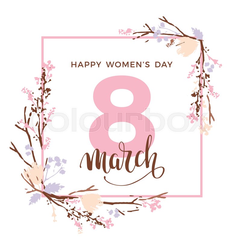 800x800 International Women's Day Vector Stock Vector Colourbox