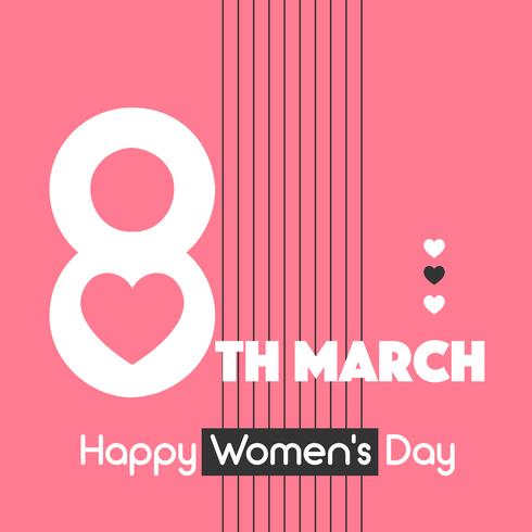 490x490 Typography Happy Women's Day Vector