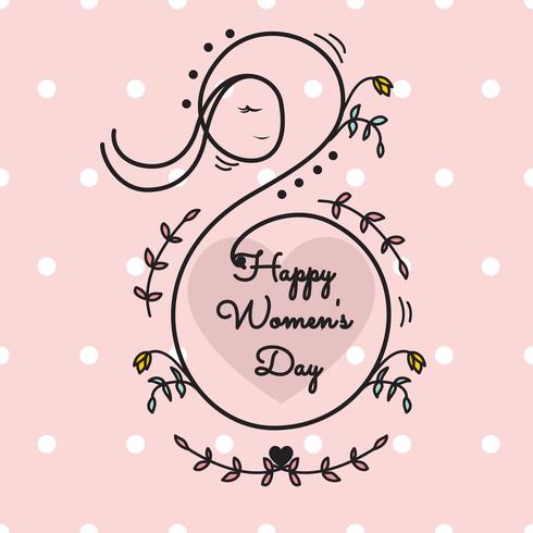 490x490 Happy Women's Day Vector