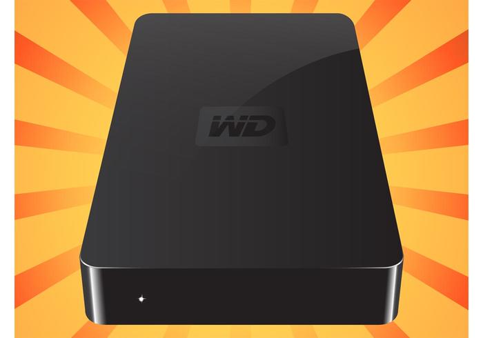 700x490 Hard Drive Vector