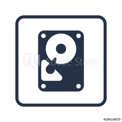 500x500 Hard Drive Icon, Hard Drive Symbol, Hard Drive Vector, Hard Drive