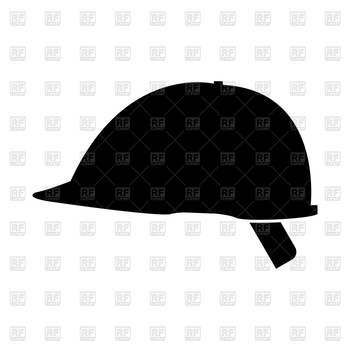 1200x1200 Safety Helmet Black Icon