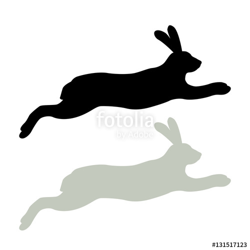 500x500 Hare Vector Illustration Flat Style Set Stock Image And Royalty