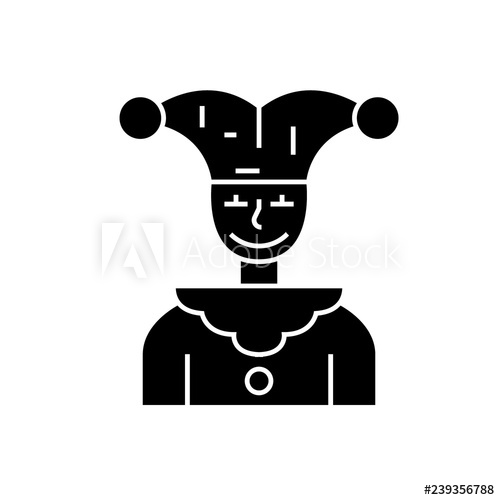 Harlequin Black Vector Concept Icon Harlequin Flat Illustration 500x500 Harlequin Black Vector Concept Icon Harlequin Flat Illustration