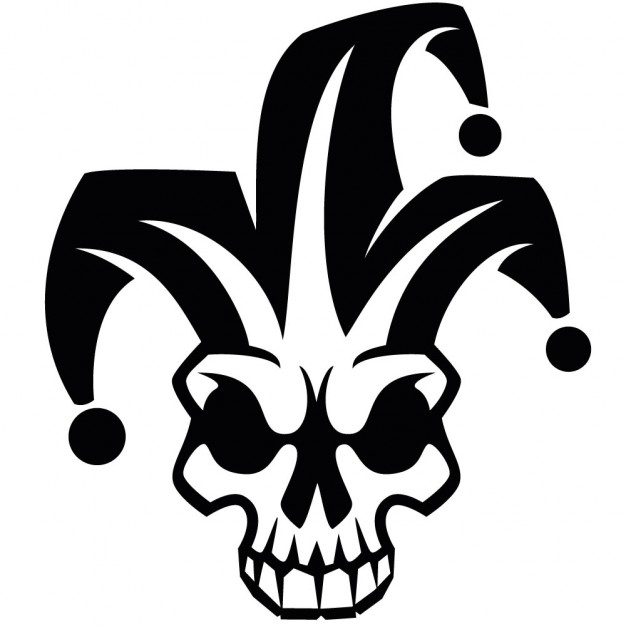 Clown Skull Harlequin Vector Image Vector Free Download 626x626 Clown Skull Harlequin Vector Image Vector Free Download