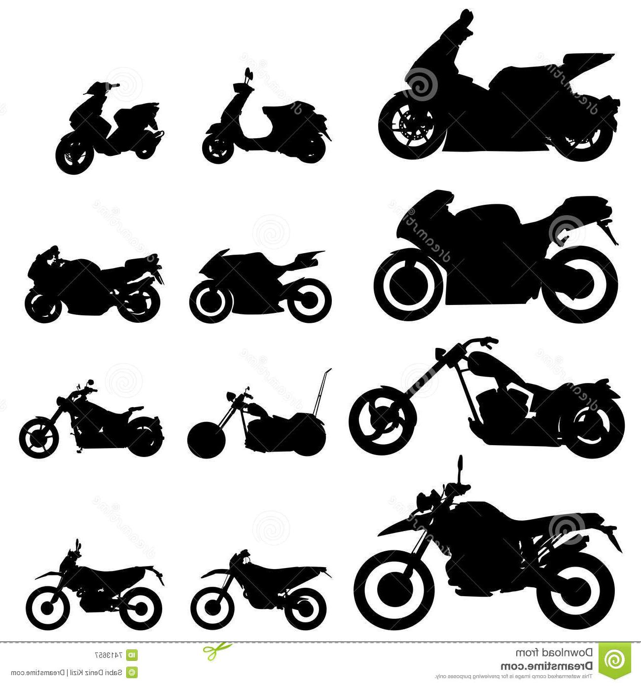 1300x1390 Top Motorcycle Vector Drawing Free Vector Art, Images