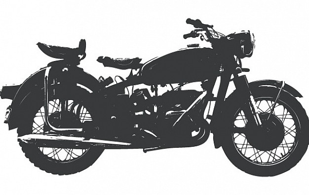 626x396 Vintage Bike Vector Free Download