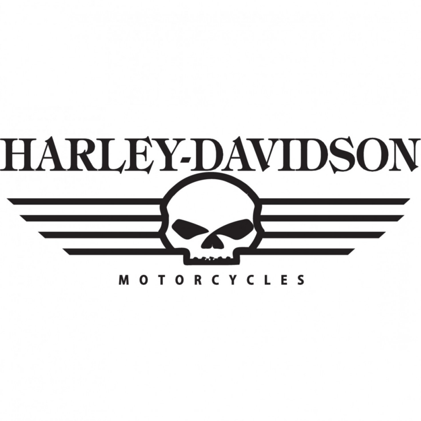 Harley Davidson Skull Logo Vector at Vectorified.com | Collection of ...