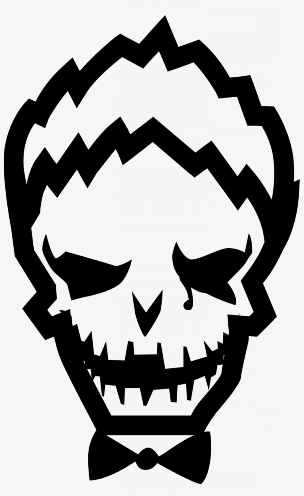 984x1606 Uqwteaauskull Vector Joker Suicide Squad Stencil Joker Catchsplace