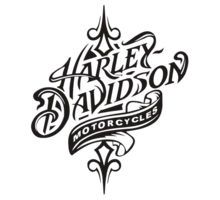 220x200 Harley Davidson Vector Clip Art Picture