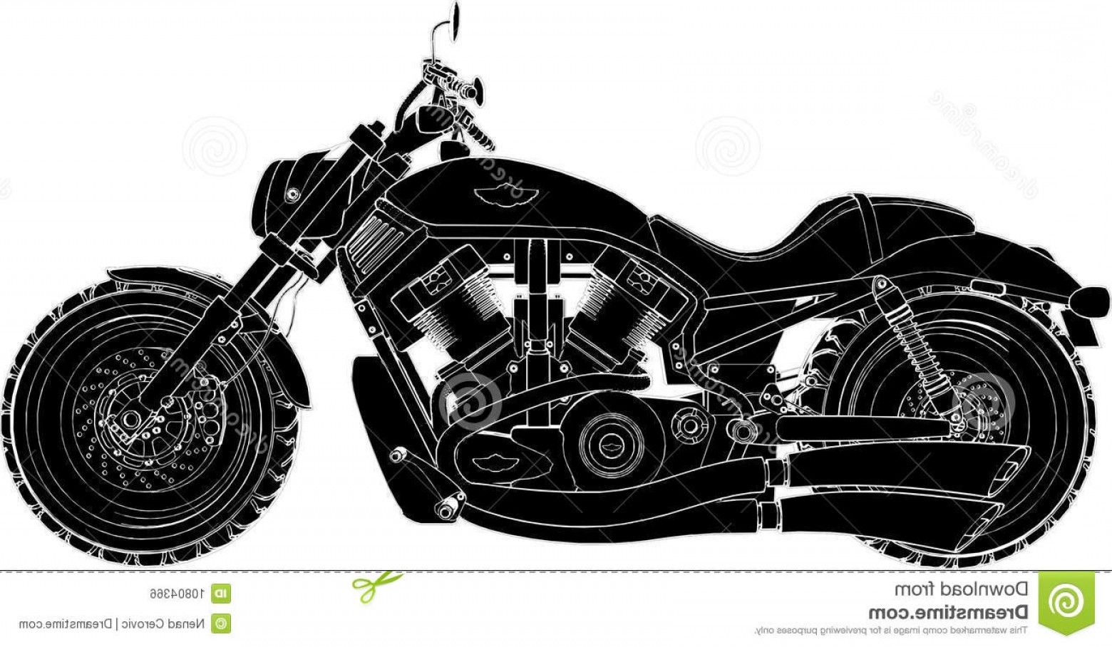 1560x908 Harley Davidson Vector Royalty Free Stock Image Motorcycle