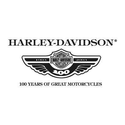 400x400 Harley Davidson Years Vector Logo