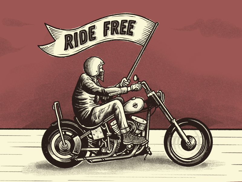 800x600 Ride Free Illustration
