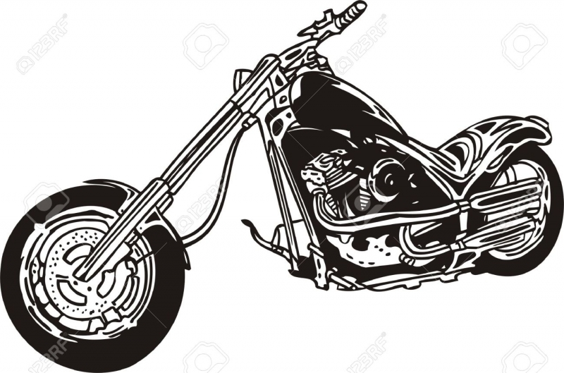Harley Motorcycle Vector at Vectorified.com | Collection of Harley ...