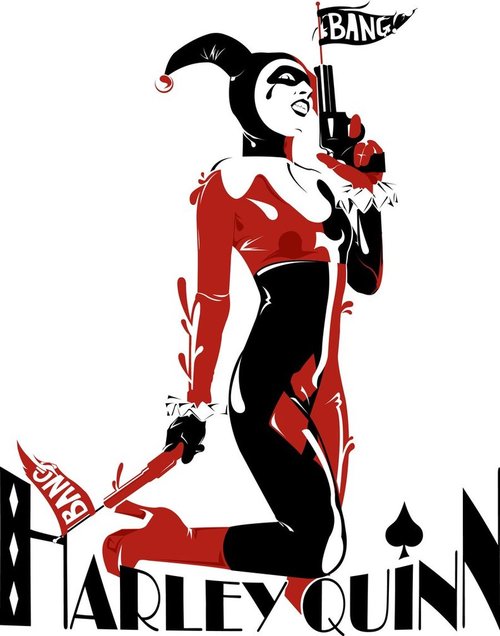 500x636 Harley Quinn Vector