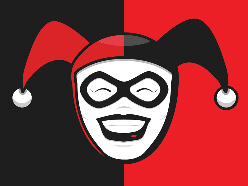 Download Free SVG 525 Harley quinn vector images at Vectorified.com from ve...