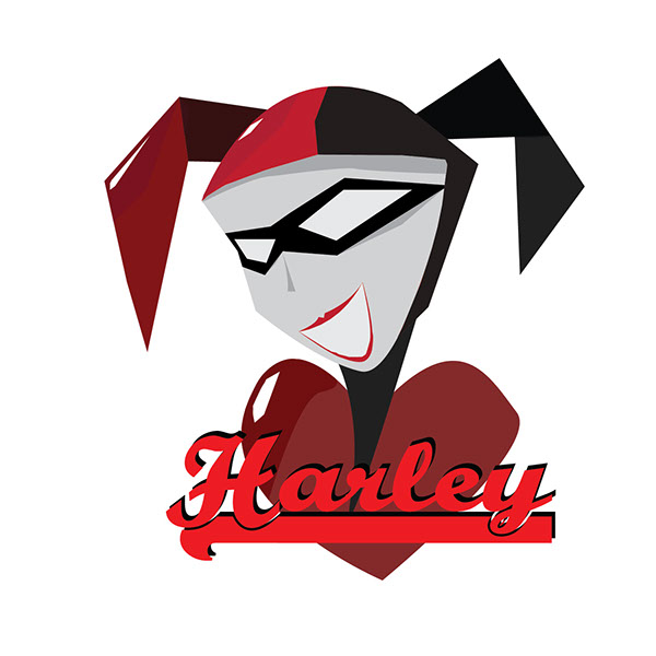 Harley Quinn Logo Vector at Vectorified.com | Collection of Harley ...