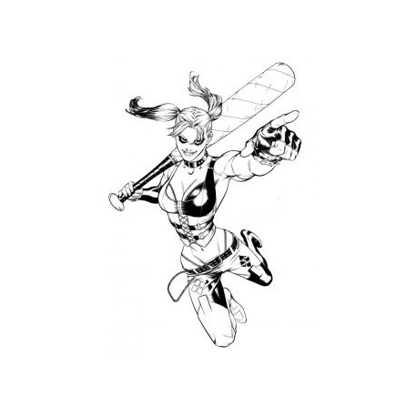458x458 Harley Quinn Free Vector