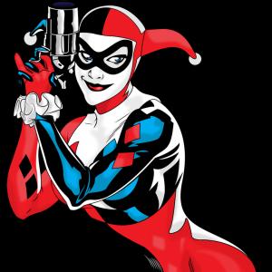 300x300 Harley Quinn Vector Blurred Version Studiogrfx