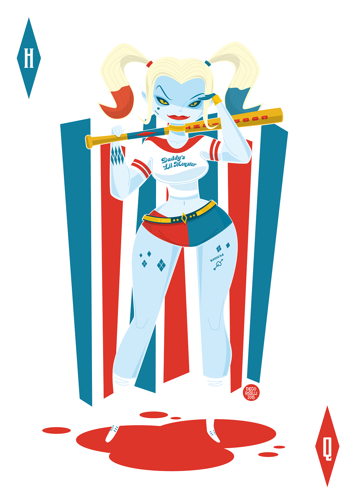 1200x1698 Harley Quinn Vector On Behance