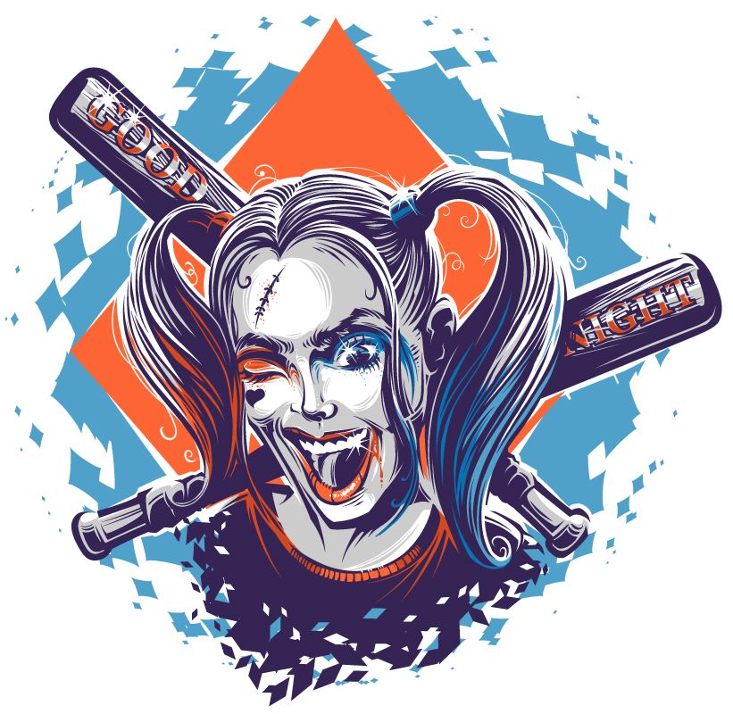 821x800 Harley Quinn On Behance Behance Harley Quinn, Fan Art, View Photos