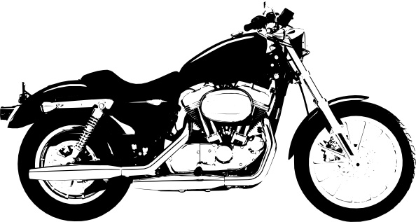 Harley Silhouette Vector