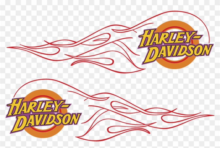 840x566 Harley Davidson Flame Tank Emblems Logo Vector Decal