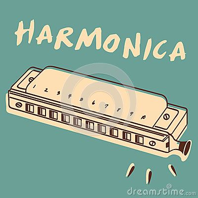 400x400 Harmonica Vector Vintage Harmonicas In Illustration, Art