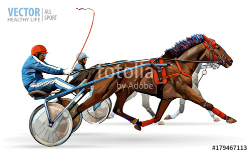 500x307 Jockey And Horse Two Racing Horses Competing With Each Other