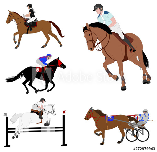 Harness Racing Vector at Vectorified.com | Collection of Harness Racing ...