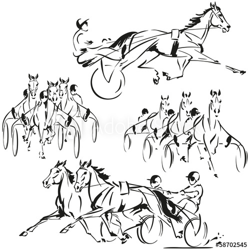 500x500 Harness Racing Themes