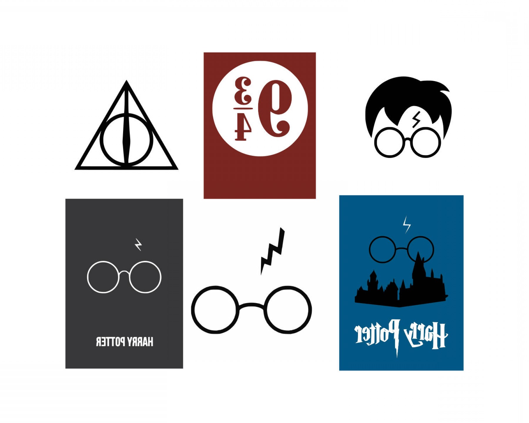 Download Harry Potter Glasses Vector at Vectorified.com ...