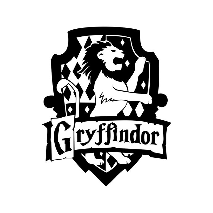 Gryffindor Harry Potter House Badge Crest 690x690 Gryffindor Harry Potter House Badge Crest