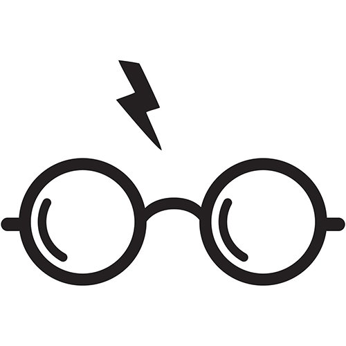 500x500 Lentes Harry Potter Png Vector, Clipart