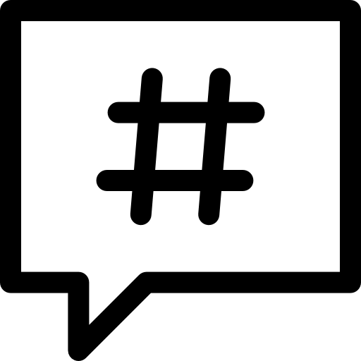 512x512 Hashtag Free Vector Icons Designed