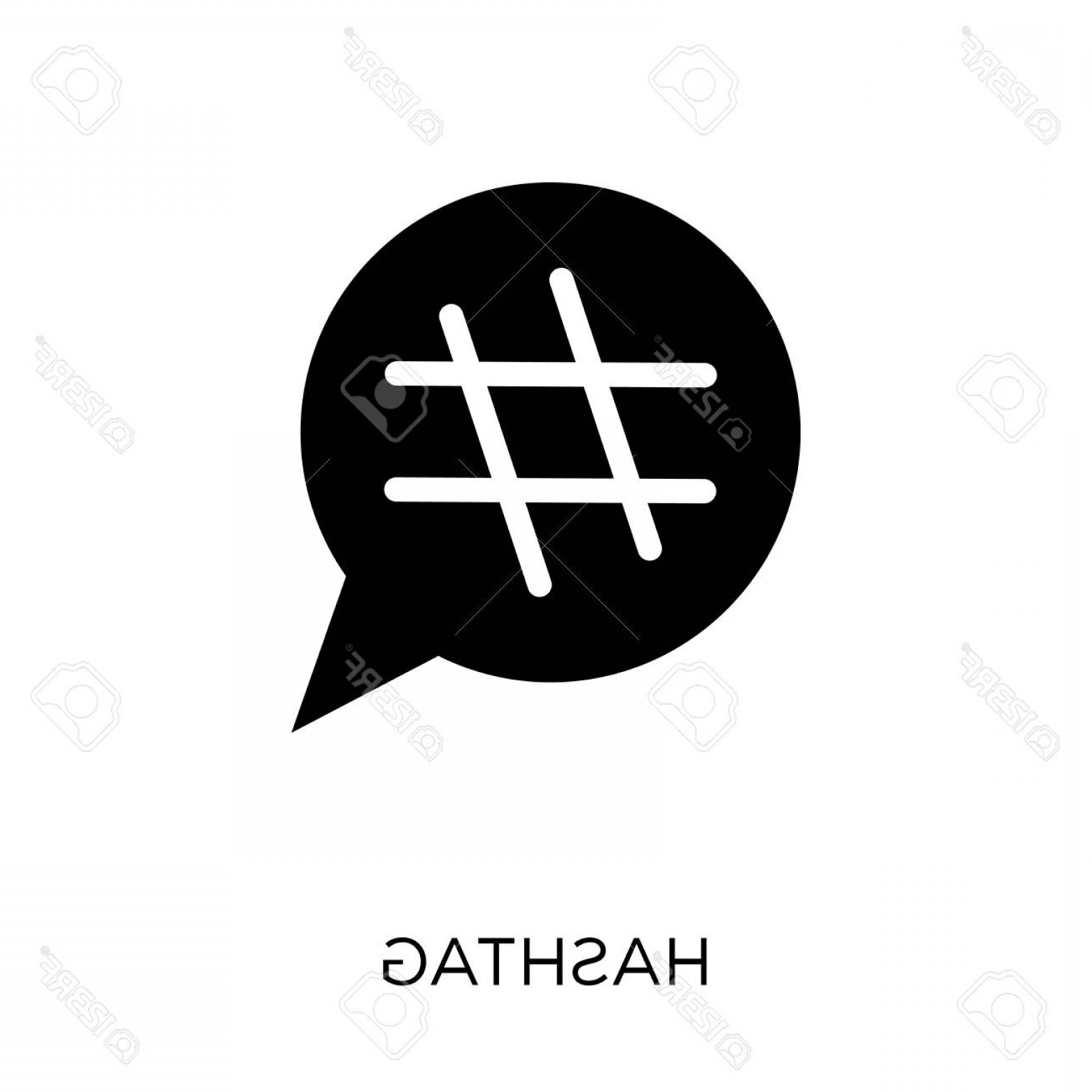 1560x1560 Photostock Vector Hashtag Icon Hashtag Symbol Design From Web